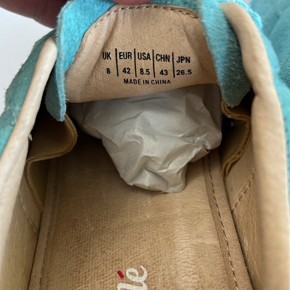 Savalé Men’s Harmann Light Blue Suede Sneaker Size 8.5 - Picture 6 of 10